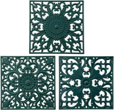 EZYHOME 3Pcs Silicone Trivets for Hot Dishes, Pots & Pans - Heat Resistant Countertop Mats with Non-Slip Design, Durable Hot Pads for Kitchen, Modern Trivet Set for Countertop, Table